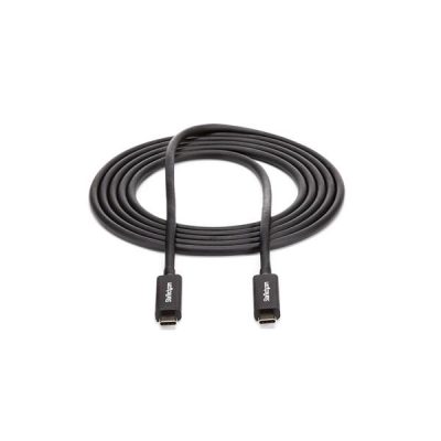 StarTech.com Thunderbolt 3 Cable - 6 ft / 2m - 4K 60Hz - 40Gbps