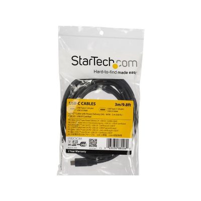 StarTech.com 3m(9.8 ft.)USB C Cable - USB 2.0 - 480 Mbit/s