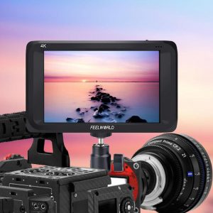 feelworld S450-M 4k hdmi sdi monitor on camera