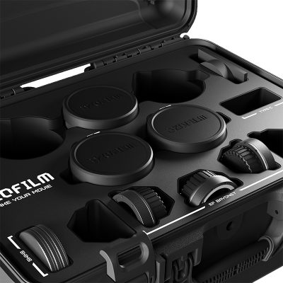 DZOFILM vespid cyber Bundle lenses in open case